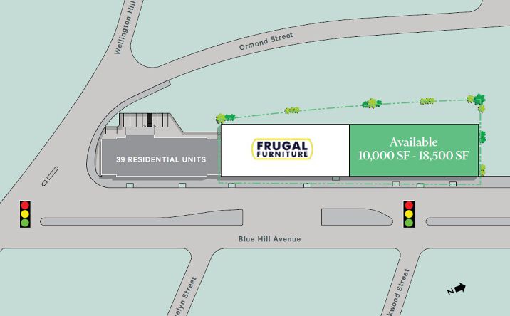Pictures of Retail property located at 1295 Blue Hill Ave, Boston, MA 02126 for lease - image #1