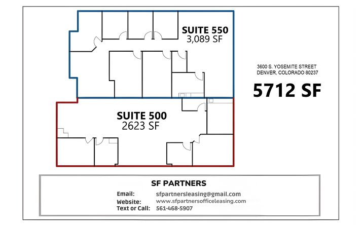 Pictures of Office property located at 3600 S Yosemite St, Denver, CO 80237 for lease - image #1