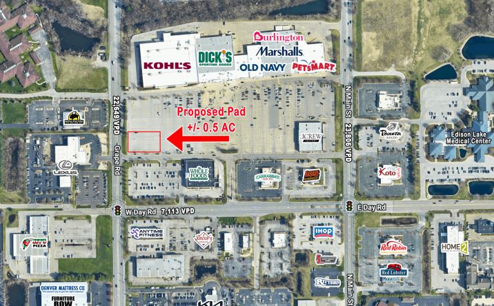 Pictures of Land property located at 4410 Grape Rd, Mishawaka, IN 46545 for lease - image #1