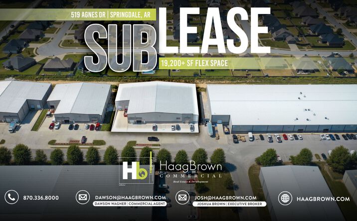 Pictures of Industrial property located at 519 Agnes Dr, Springdale, AR 72762 for lease - image #1