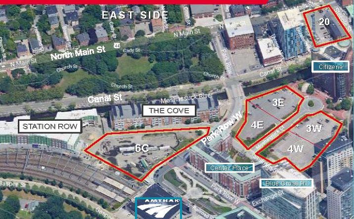 Pictures of Retail, Office, Land property located at Park Row W, Moshassuck Ct., Canal St., Providence, RI 02903 for lease - image #1