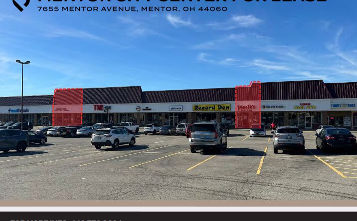 Pictures of Retail property located at 7655 Mentor Ave, Mentor, OH 44060 for lease - image #1