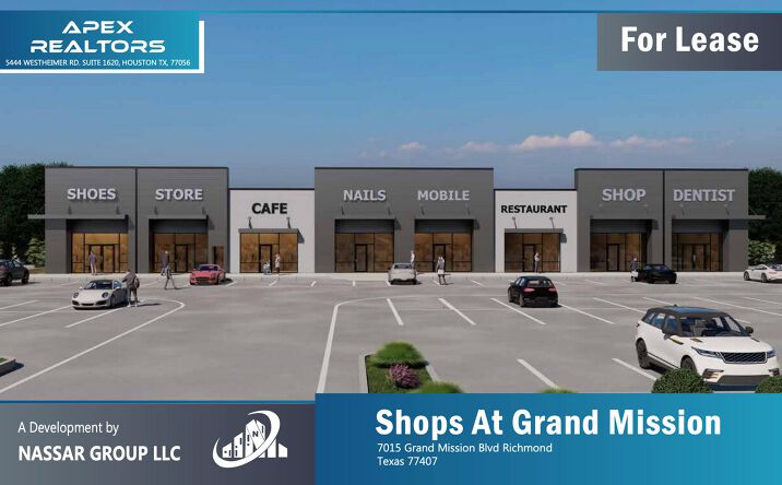 Pictures of Retail property located at 7015 Grand Mission Blvd, Richmond, TX 77407 for lease - image #1