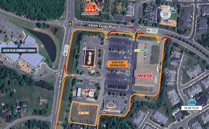 Pictures of Retail property located at 11111 Gordon Rd, Fredericksburg, VA 22407 for lease - image #1