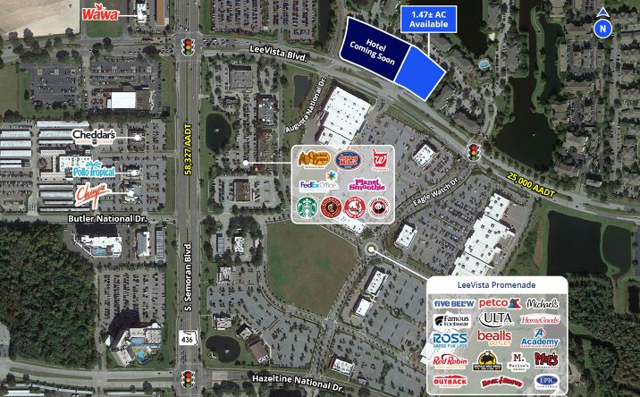 Pictures of Retail, Land property located at Lee vista Blvd & Augusta, Orlando, FL 32822 for lease - image #1