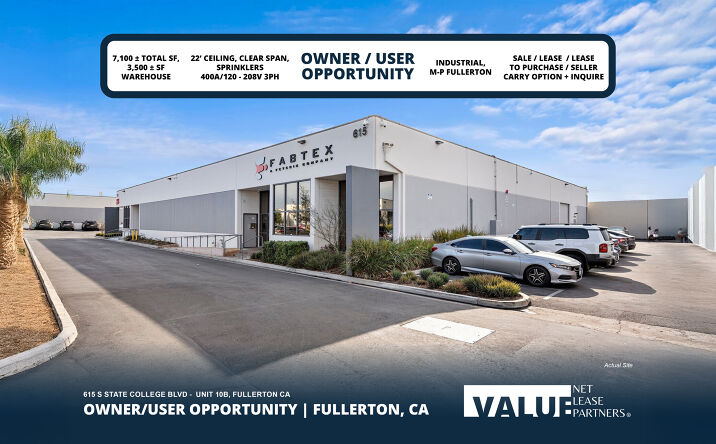 Pictures of Office, Industrial property located at 615 S State College Blvd, Fullerton, CA 92831 for lease - image #1