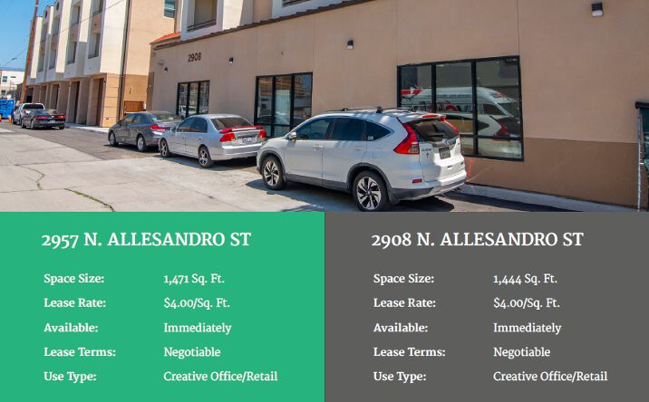 Pictures of Retail, Office property located at 2908 Allesandro St, Los Angeles, CA 90039 for lease - image #1