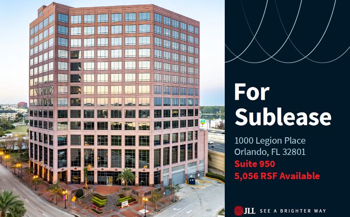 Pictures of Office property located at 1000 Legion Pl, Orlando, FL 32801 for lease - image #1