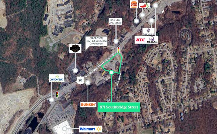 Pictures of Land property located at 871 Southbridge St, Auburn, MA 01501 for lease - image #1