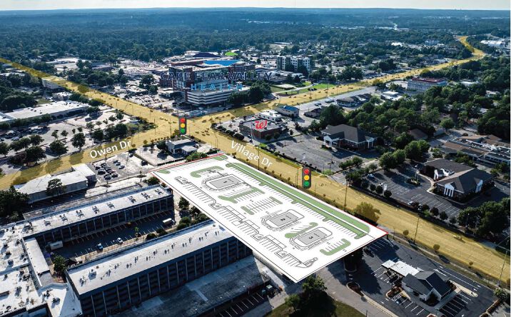 Pictures of Land property located at 3001 Village Dr, Fayetteville, NC 28304 for lease - image #1