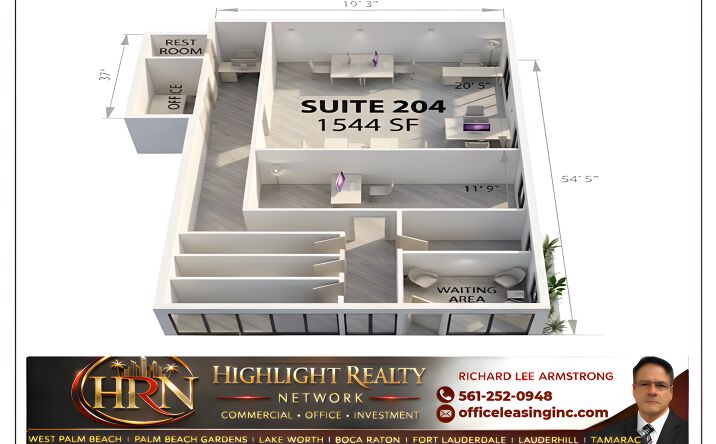 Pictures of Office property located at 7200 W Commercial Blvd, Lauderhill, FL 33319 for lease - image #1