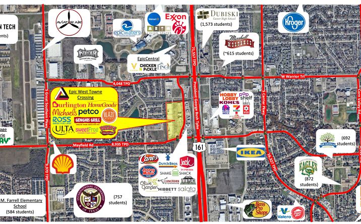 Pictures of Retail property located at 3154 State Hwy 161, Grand Prairie, TX 75052 for lease - image #1