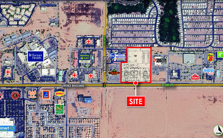 Pictures of Retail, Land property located at E/NEC Florence Blvd & Henness Rd, Casa Grande, AZ 85122 for lease - image #1