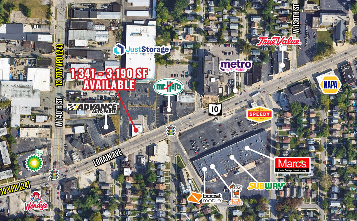 Pictures of Retail property located at 13860 Lorain Ave, Cleveland, OH 44111 for lease - image #1