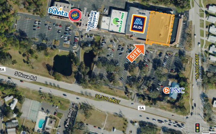 Pictures of Retail property located at 4025 S Nova Rd, Port Orange, FL 32127 for lease - image #1