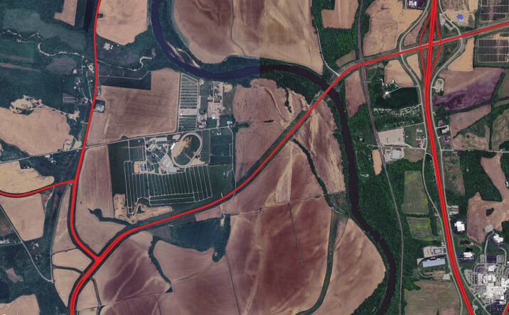 Pictures of Land property located at Ne Corner  Highway 104 and Fairgrounds Rd, Chillicothe, OH 45601 for lease - image #1