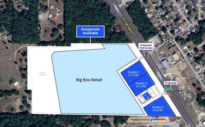 Pictures of Retail property located at Belleview, FL, Belleview, FL 34420 for lease - image #1
