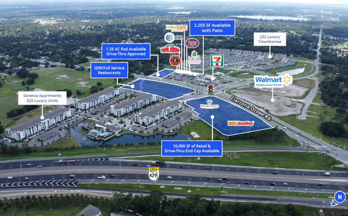 Pictures of Retail property located at 10714 Clarcona Ocoee Rd, Apopka, FL 32703 for lease - image #1