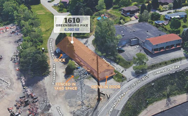 Pictures of Industrial property located at 1610 Greensburg Pike, North Versailles, PA 15137 for lease - image #1
