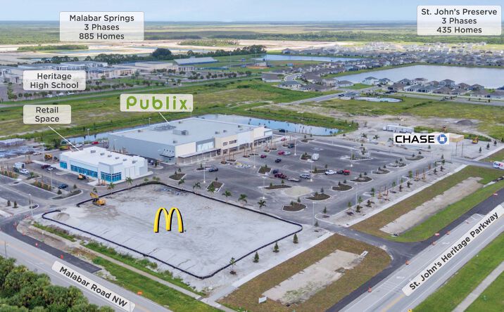 Pictures of Retail property located at NWC of Malabar Road & St. Johns Heritage Parkwa, Palm Bay, FL 32905 for lease - image #1