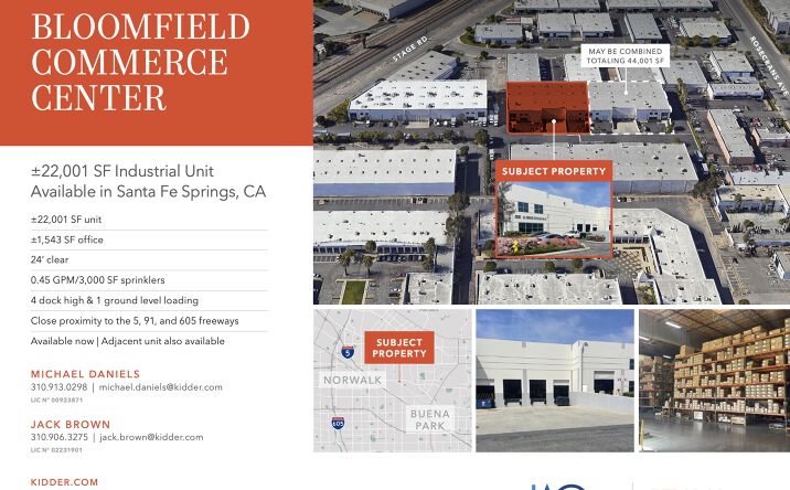 Pictures of Industrial property located at 14051 Stage Rd, Santa Fe Springs, CA 90670 for lease - image #1
