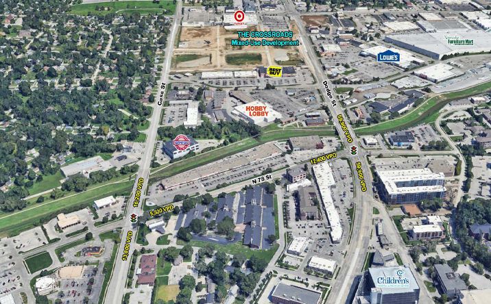 Pictures of Retail property located at N 78th St & Dodge St, Omaha, NE 68114 for lease - image #1