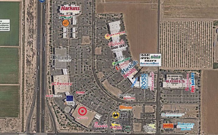 Pictures of Land property located at 976 N Mission Pkwy, Casa Grande, AZ 85194 for lease - image #1