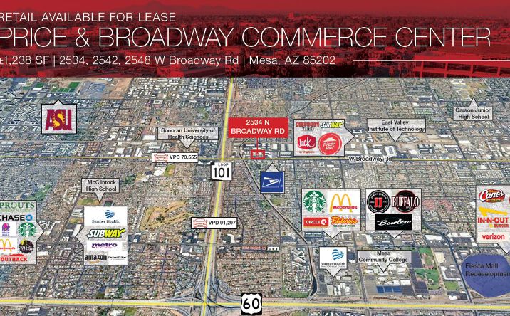 Pictures of Retail property located at 2534 W Broadway Rd, Mesa, AZ 85202 for lease - image #1