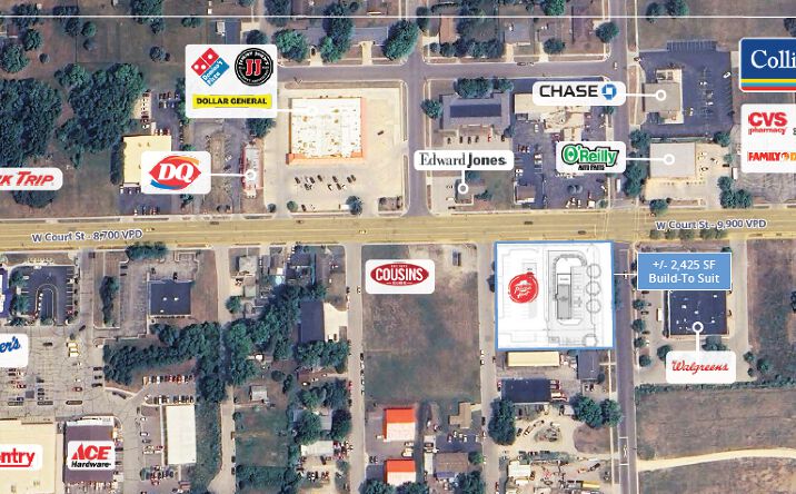 Pictures of Retail property located at 2011 W Court St, Janesville, WI 53548 for lease - image #1