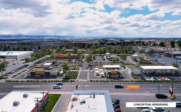 Pictures of Retail, Office, Restaurant property located at Broadway Street & Skyline Drive, Idaho Falls, ID 83402 for lease - image #1