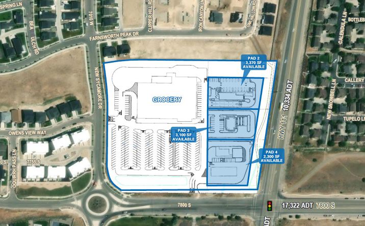 Pictures of Retail property located at 7800 S New Sycamore Dr, West Jordan, UT 84081 for lease - image #1
