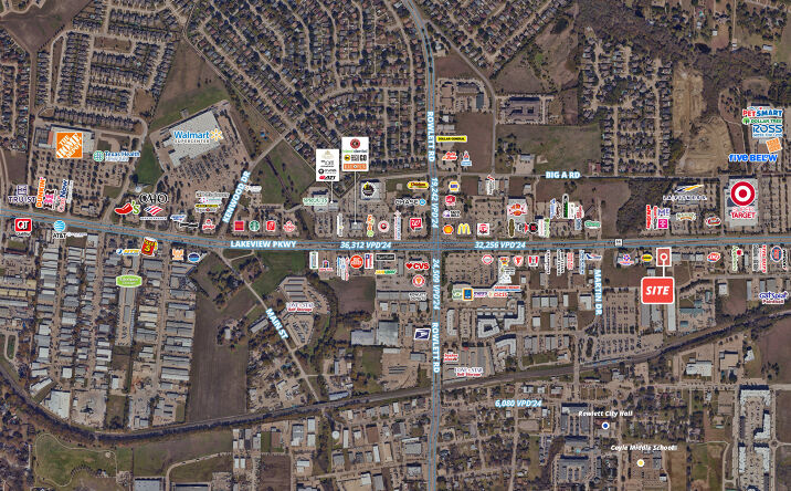 Pictures of Land property located at 4406 Lakeview Pkwy, Rowlett, TX 75088 for lease - image #1