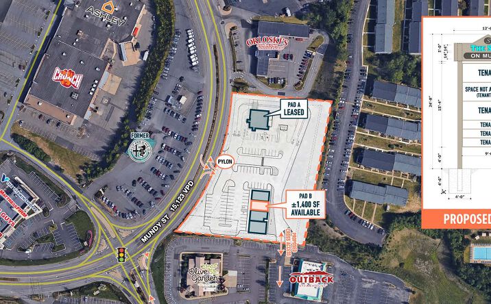 Pictures of Retail property located at 291 Mundy St, Wilkes-Barre Township, PA 18702 for lease - image #1