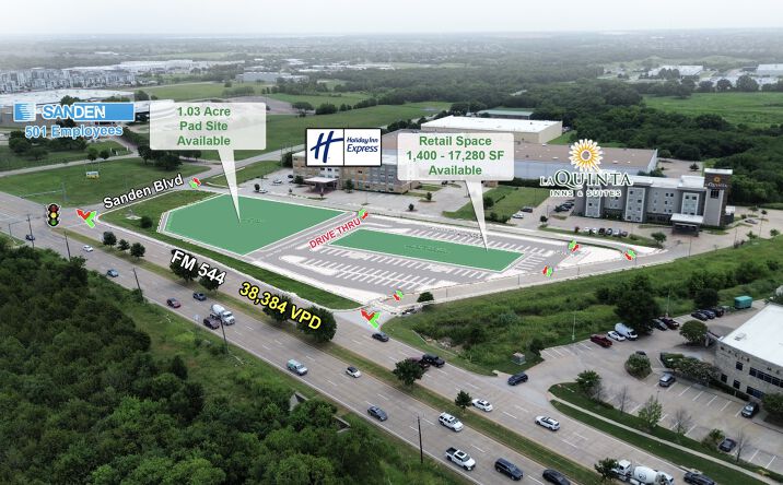 Pictures of Retail, Land property located at FM 544 and Sanden, Wylie, TX 75098 for lease - image #1