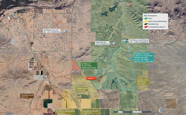 Pictures of Retail, Land property located at SWC Mountain Vista & Willis Rd, Goodyear, AZ 85338 for lease - image #1