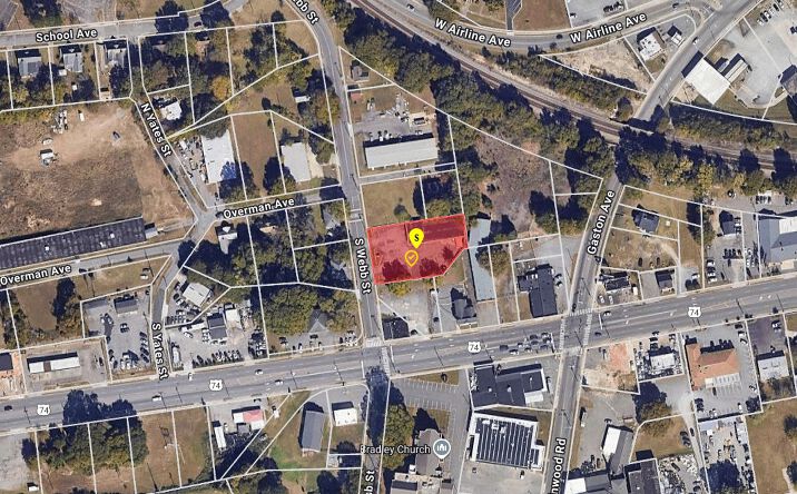 Pictures of Retail property located at 108 S Webb St, Gastonia, NC 28052 for lease - image #1