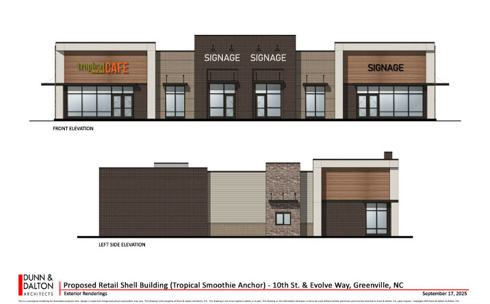 Pictures of Retail property located at 1100 Mann Farm Rd, Greenville, NC 27858 for lease - image #1