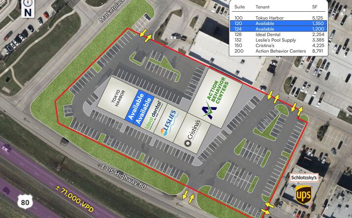 Pictures of Retail property located at 724 E US Hwy 80, Forney, TX 75126 for lease - image #1
