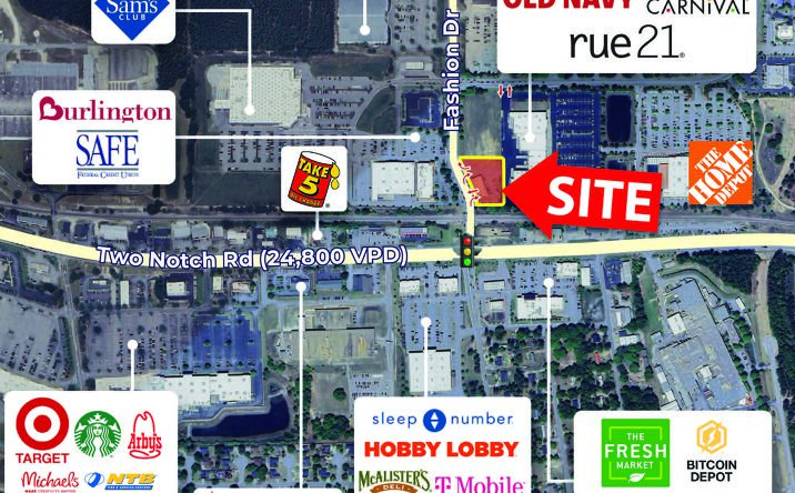 Pictures of Retail property located at 718 Fashion Dr, Columbia, SC 29229 for lease - image #1
