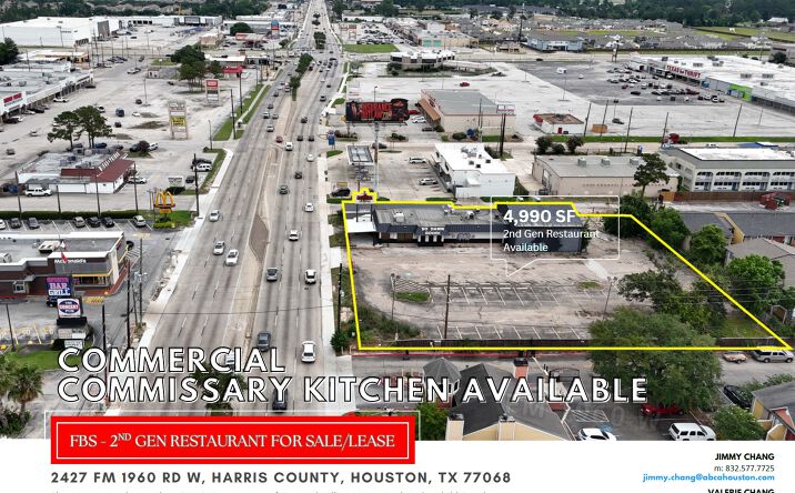 Pictures of Retail, Restaurant, Special Purpose property located at 2427 Farm to Market 1960 Rd W, Houston, TX 77014 for lease - image #1