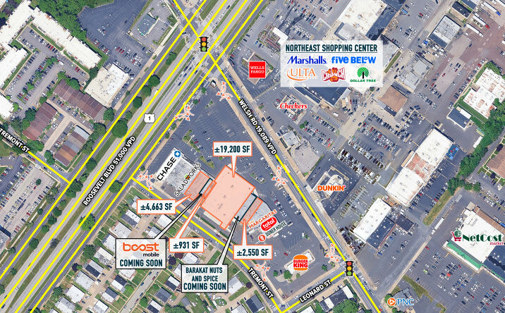 Pictures of Retail property located at 2500 Welsh Rd, Philadelphia, PA 19152 for lease - image #1