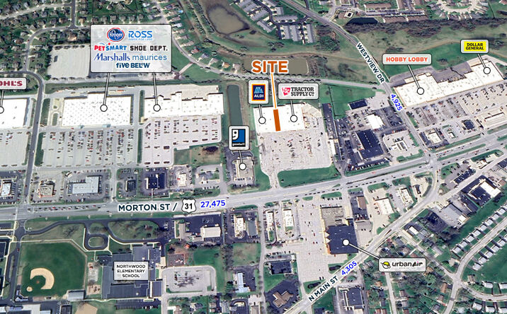 Pictures of Retail property located at 1538 N Morton St, Franklin, IN 46131 for lease - image #1