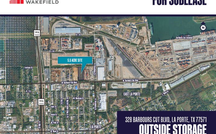 Pictures of Land property located at 328 Barbours Cut Blvd, La Porte, TX 77571 for lease - image #1