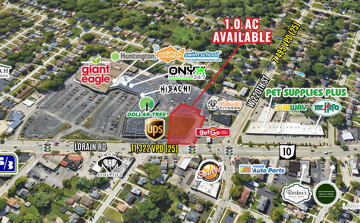 Pictures of Land property located at 21929 Lorain Rd, Fairview Park, OH 44126 for lease - image #1
