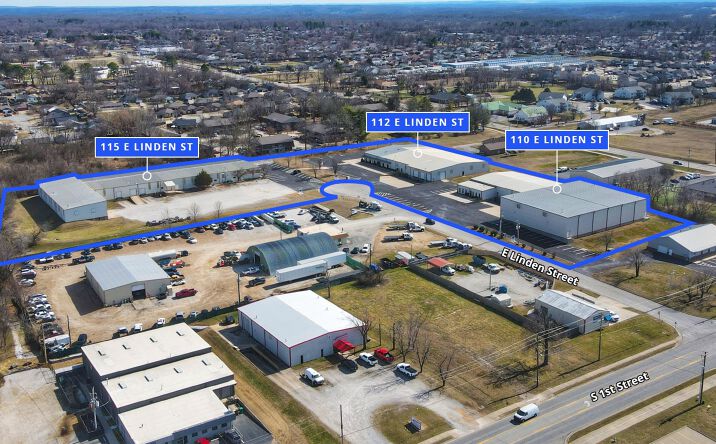 Pictures of Industrial property located at 110 E Linden St, Rogers, AR 72756 for lease - image #1