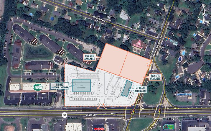 Pictures of Retail, Land property located at 1573 NJ-38, Lumberton Township, NJ 08048 for lease - image #1