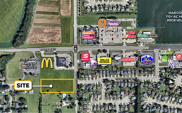 Pictures of Land property located at Wayne Madison Rd, Trenton, OH 45067 for lease - image #1