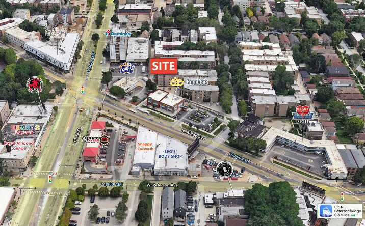 Pictures of Retail property located at 5964 N Ridge Ave, Chicago, IL 60660 for lease - image #1