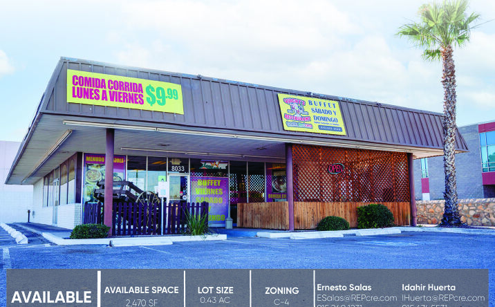 Pictures of Retail property located at 8033 Alameda Ave, El Paso, TX 79915 for lease - image #1
