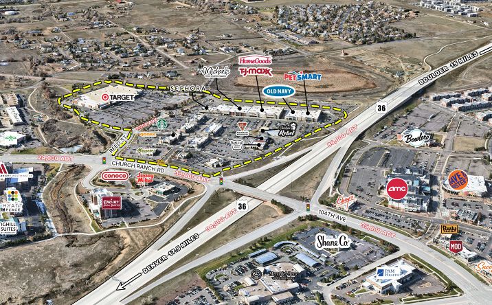 Pictures of Retail property located at 10436 - 10449 Town Center Dr, Westminster, CO 80021 for lease - image #1